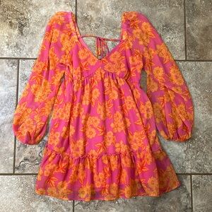 Long sleeve sun dress